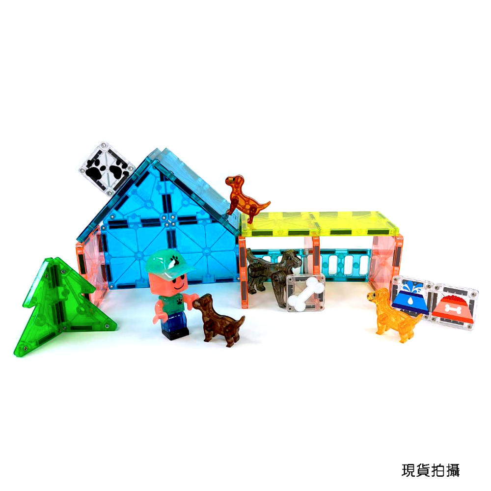美國Magna-Tiles 磁力積木25片/27片/32片/35片/50片-多款可選(7-11取貨一單最多限購2盒)-細節圖4