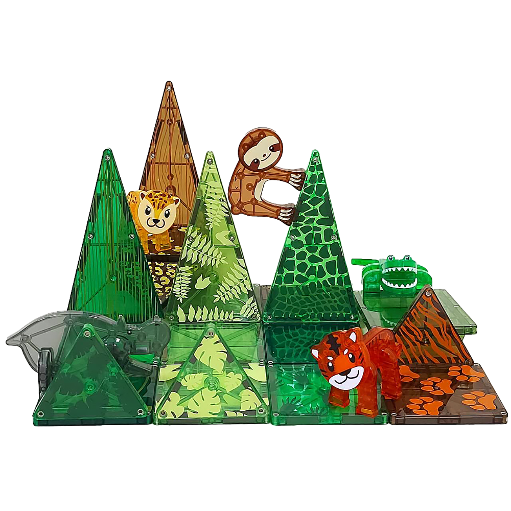 美國Magna-Tiles 磁力積木25片/27片/32片/35片/50片-多款可選(7-11取貨一單最多限購2盒)-規格圖11