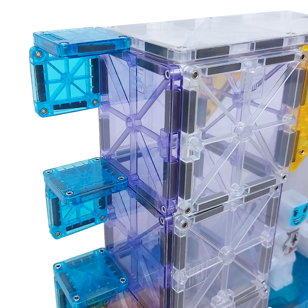 Magna-Tiles 磁力積木-32片太空梭-細節圖3