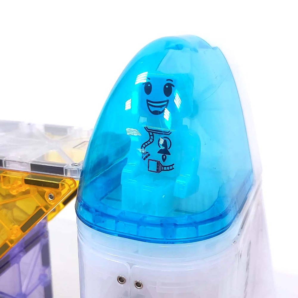 Magna-Tiles 磁力積木-32片太空梭-細節圖8