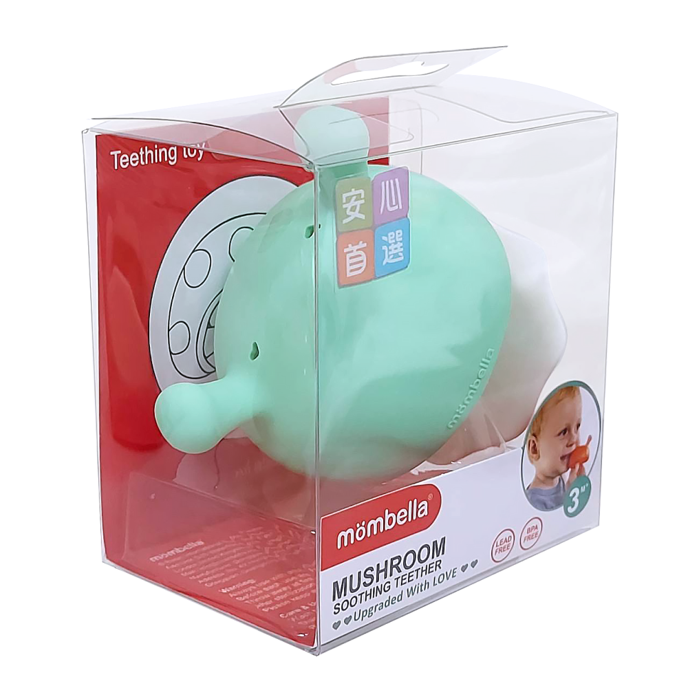 mombella 英國啾比小蘑菇固齒器(新款/防卡喉)-多款可選-細節圖4