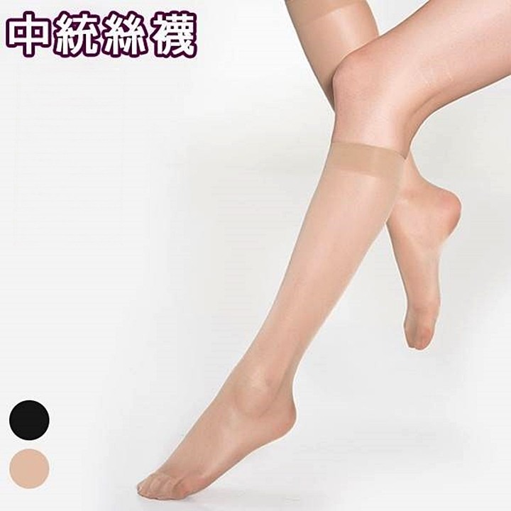 【蛋黃襪舖】女神款/半統襪/中統襪/絲襪/彈性/輕薄/透明/柔軟/舒適/親膚/無痕/美肌/自然/百搭/時尚/耐穿/OL用-細節圖2