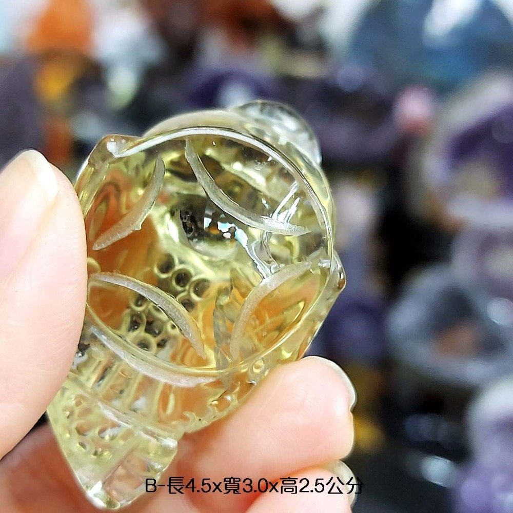 黃水晶 金蟾 金幣金蟾*一圖一物*超強咬錢小神物 招財 聚財 提升財運-細節圖7