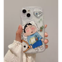 【Iphone 手機殼】創意可愛睡衣蠟筆小新立體防摔手機殼-規格圖3