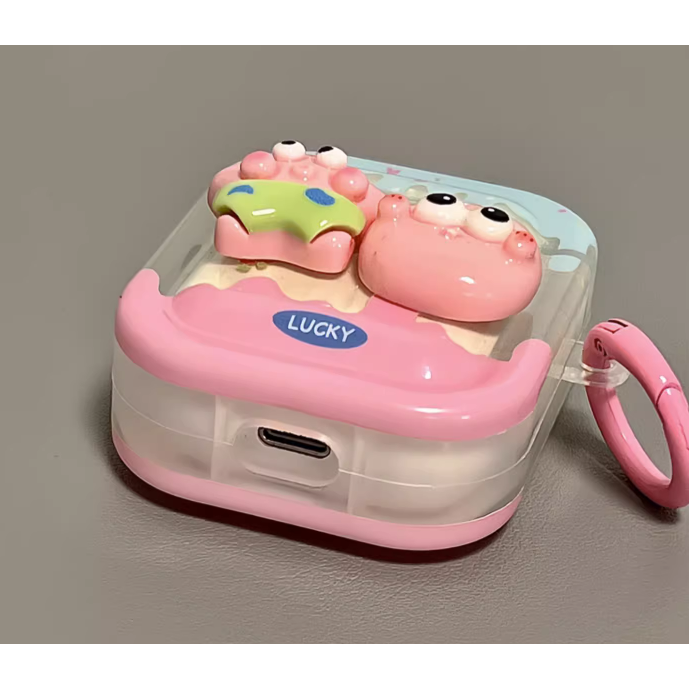 【Iphone Airpods殼】海綿寶寶派大星防摔耳機殼-細節圖2