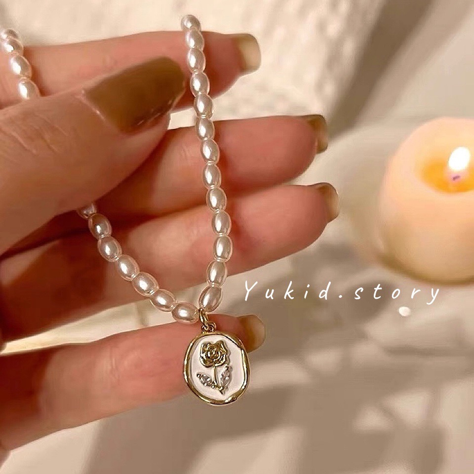 玫瑰花園 米米珍珠 項鏈-細節圖2