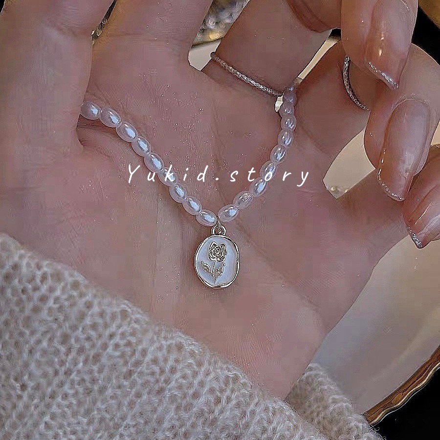 玫瑰花園 米米珍珠 項鏈-細節圖4