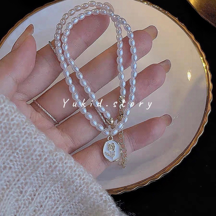 玫瑰花園 米米珍珠 項鏈-細節圖5