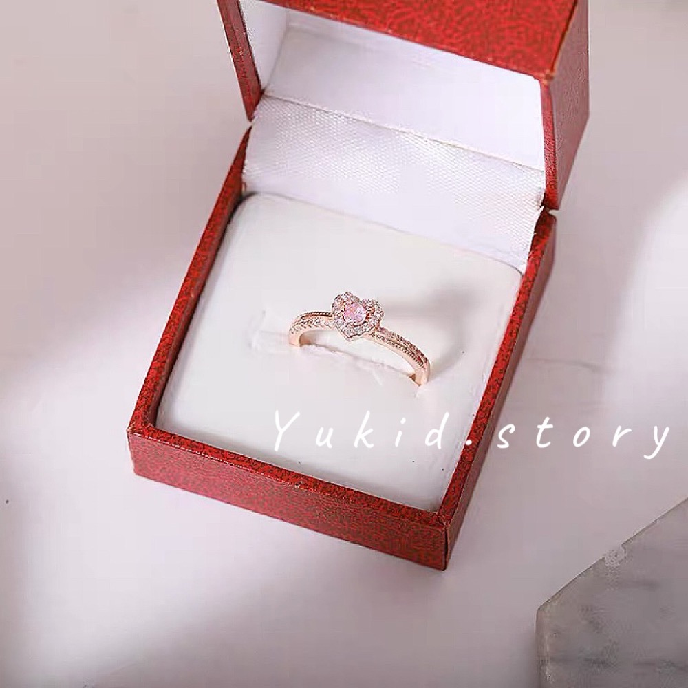 愛心碎鑽戒指-細節圖6