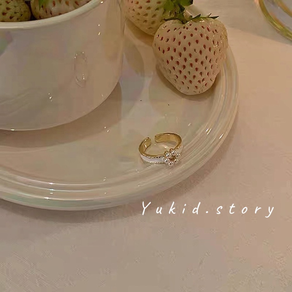 琺瑯小花戒指-細節圖2