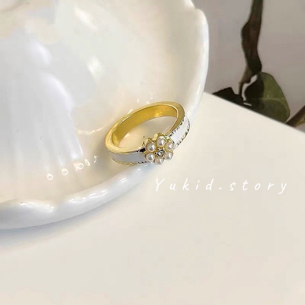 琺瑯小花戒指-細節圖3