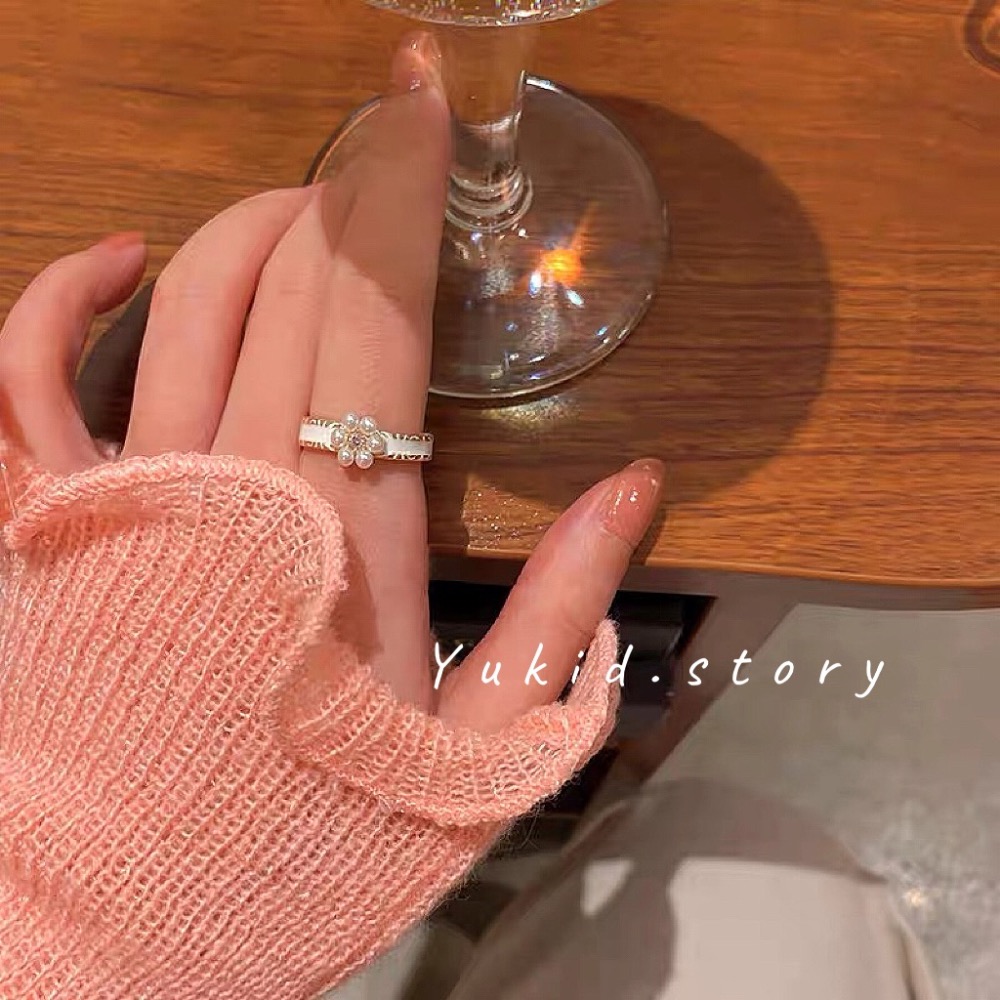 琺瑯小花戒指-細節圖6