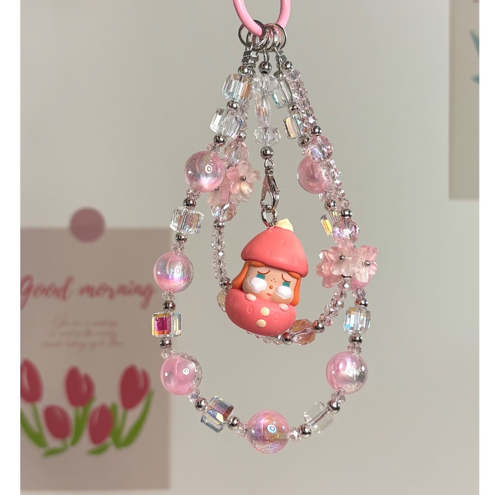 泡泡瑪特手機鏈 哭娃 拉布布 SP 先看效果❤️IG:yu.kid.__story (雙底線）-細節圖6