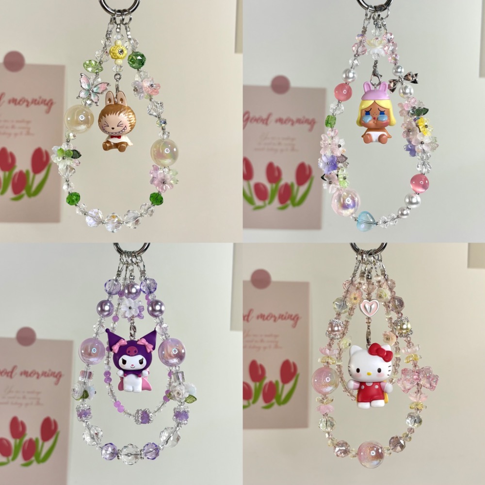 正版萌粒 手機鏈隨心配 泡泡瑪特 三麗鷗 先看效果❤️IG:yu.kid.__story (雙底線）-細節圖8