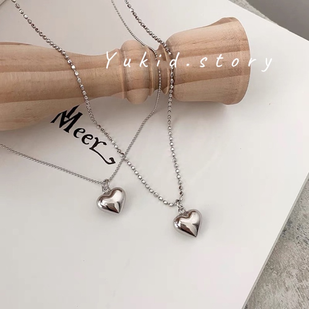 S925銀 愛心項鍊-細節圖2