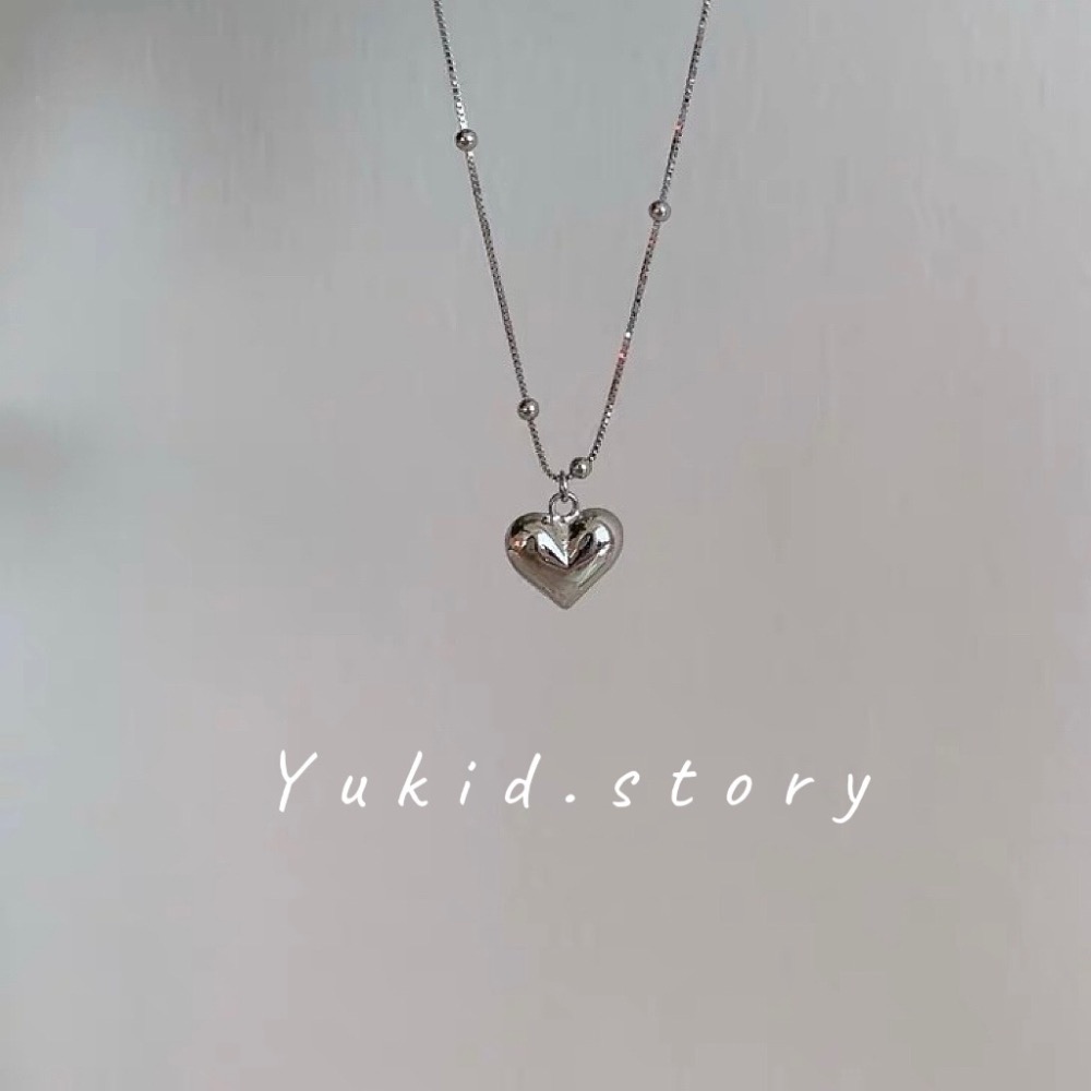 S925銀 愛心項鍊-細節圖5