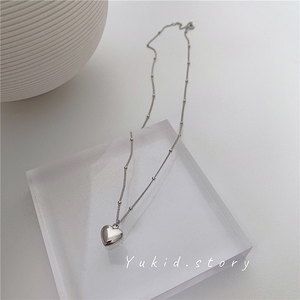 S925銀 愛心項鍊-細節圖7