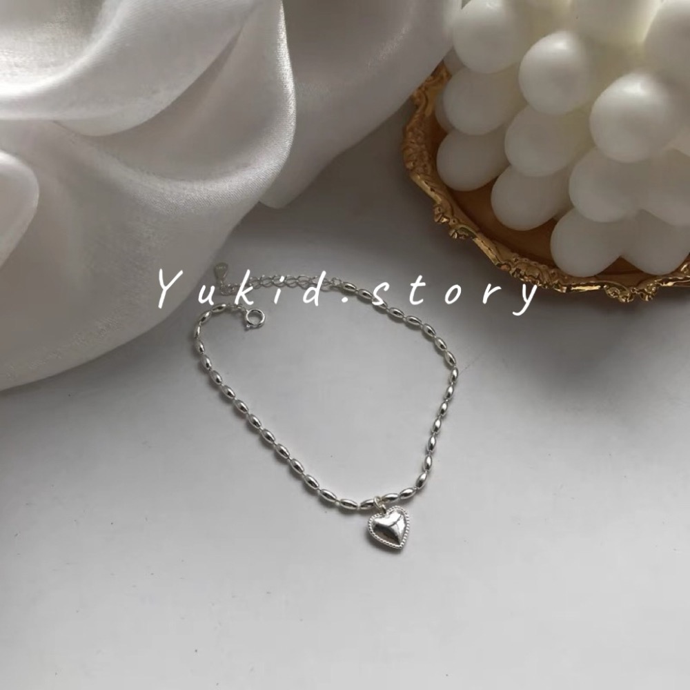 S925銀 愛心米米手鍊-細節圖2