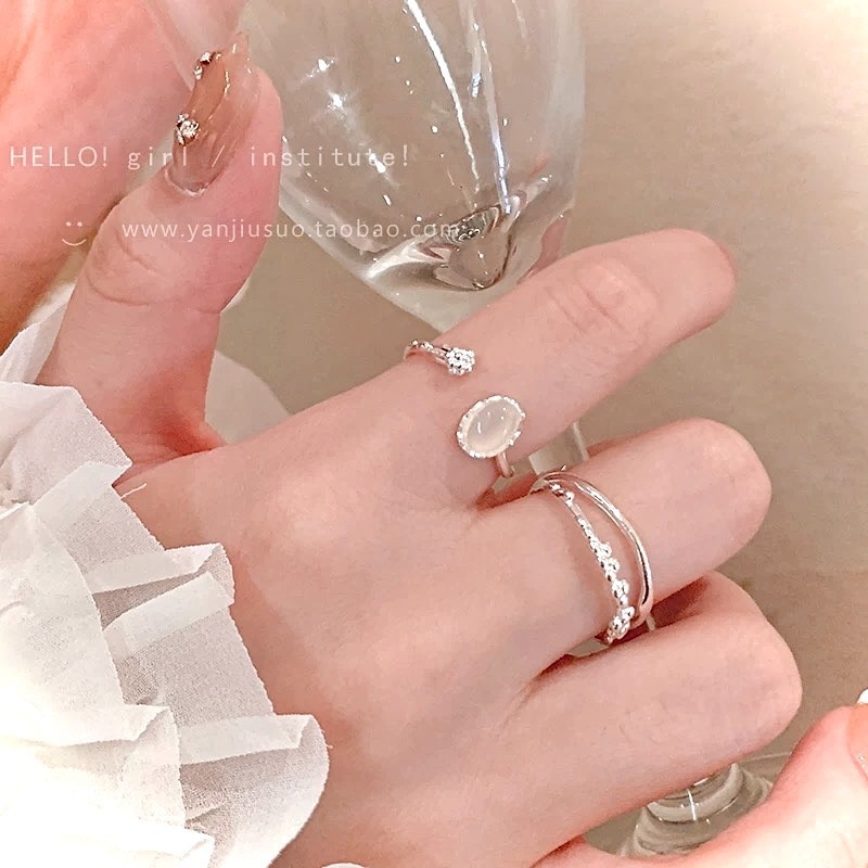 月燭 s925銀 鋯石戒指-細節圖2