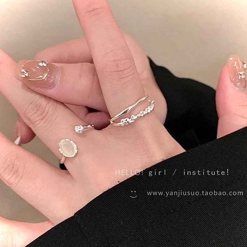 月燭 s925銀 鋯石戒指-細節圖3