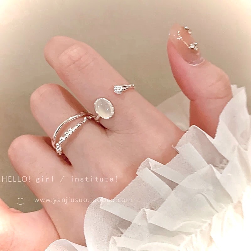 月燭 s925銀 鋯石戒指-細節圖4