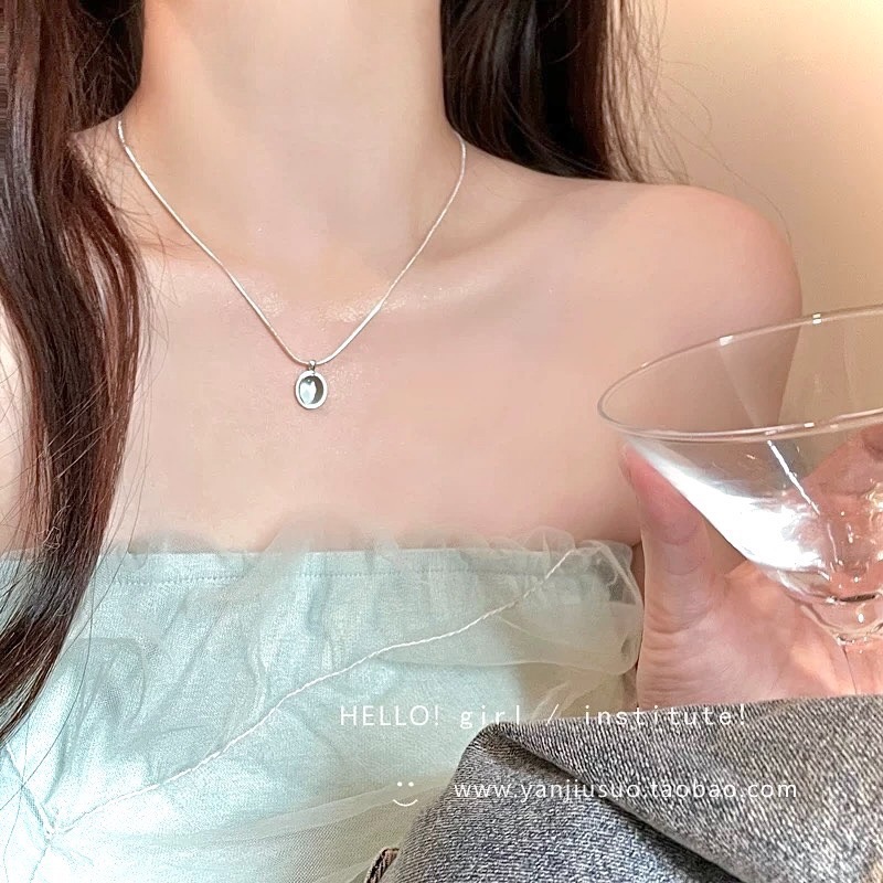 曙光 S925銀 鋯石項鍊-細節圖3