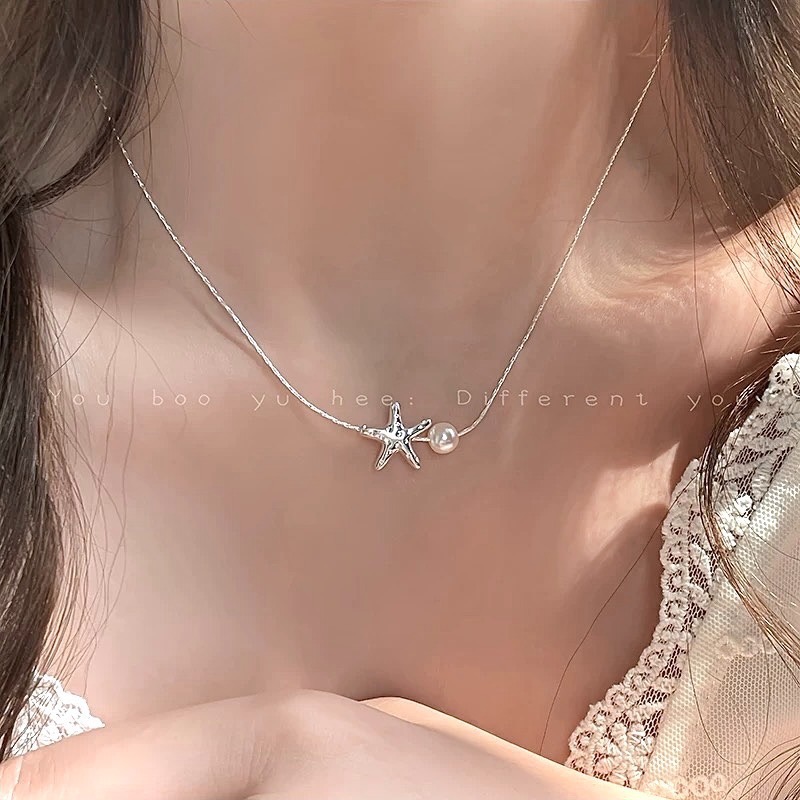 🫧海鹽心事 S925銀 珍珠項鍊-細節圖5