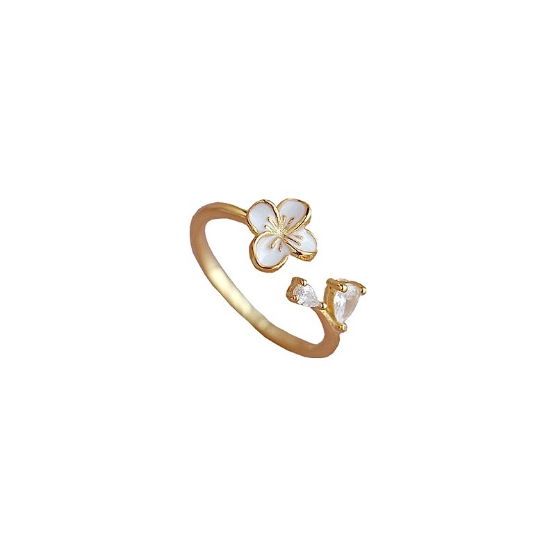 S925銀 小花 戒指-細節圖6