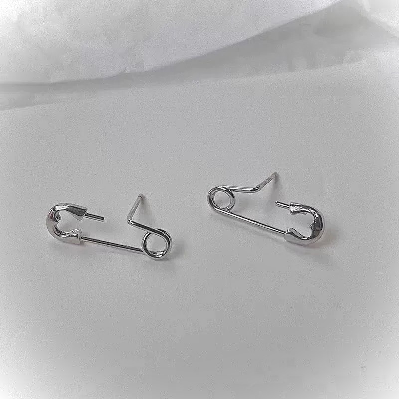 S825銀別針耳環-細節圖3