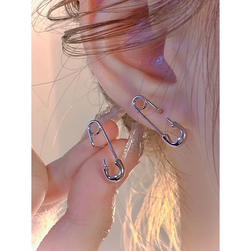 S825銀別針耳環-細節圖4