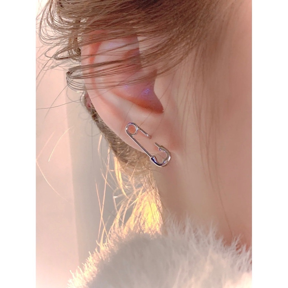 S825銀別針耳環-細節圖5