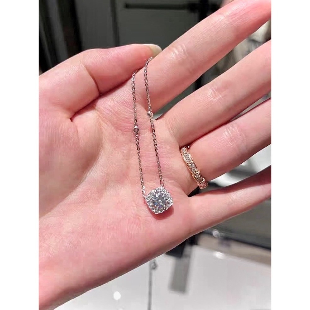 s925銀爆閃鋯石項鍊-細節圖6