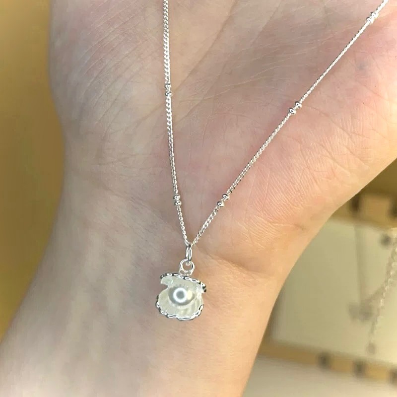 S925銀海鹽珍珠項鍊-細節圖7