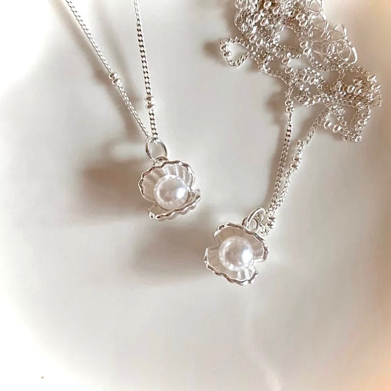 S925銀海鹽珍珠項鍊-細節圖9