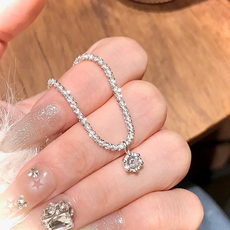 閃爍 s925銀鋯石手鍊-細節圖2