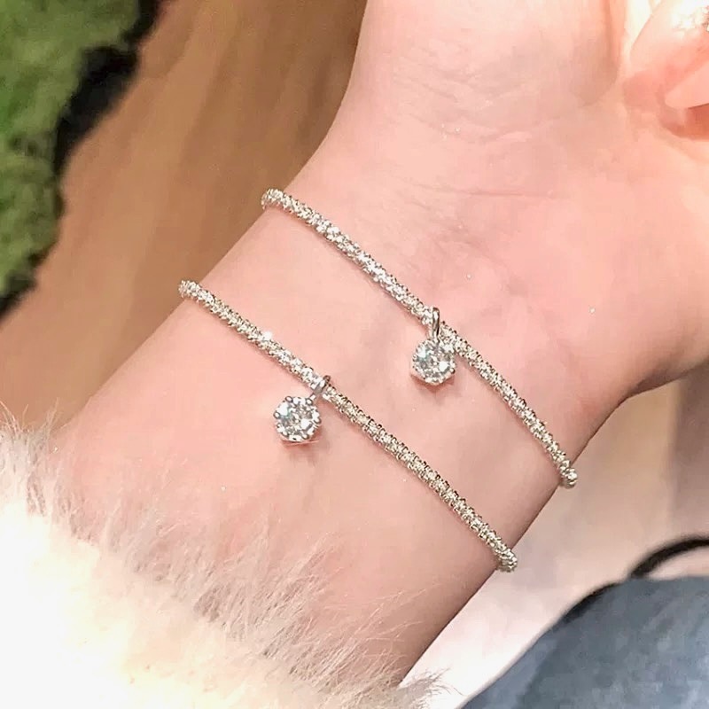 閃爍 s925銀鋯石手鍊-細節圖4