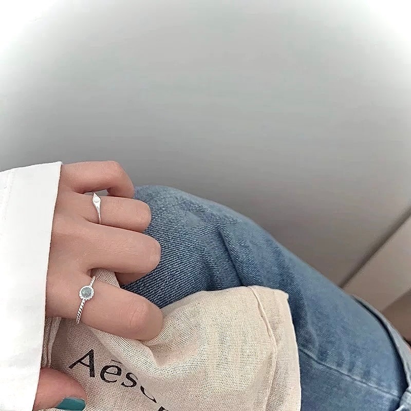 似曾相識 s925銀古典月光石戒指-細節圖6