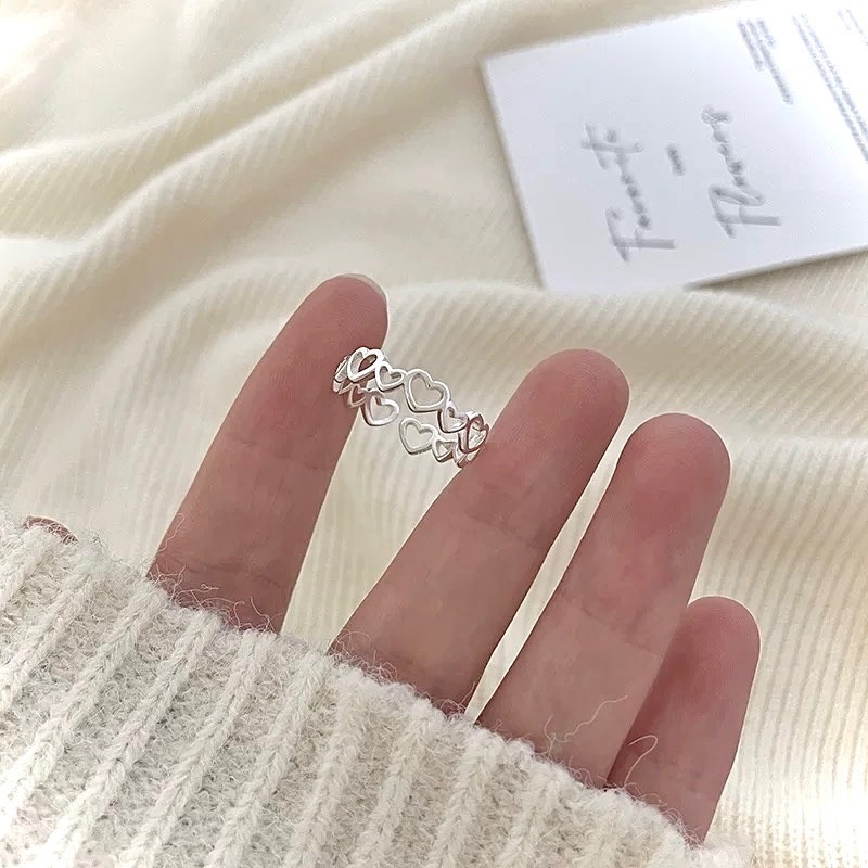 戀愛頻率｜S925銀戒指-細節圖2