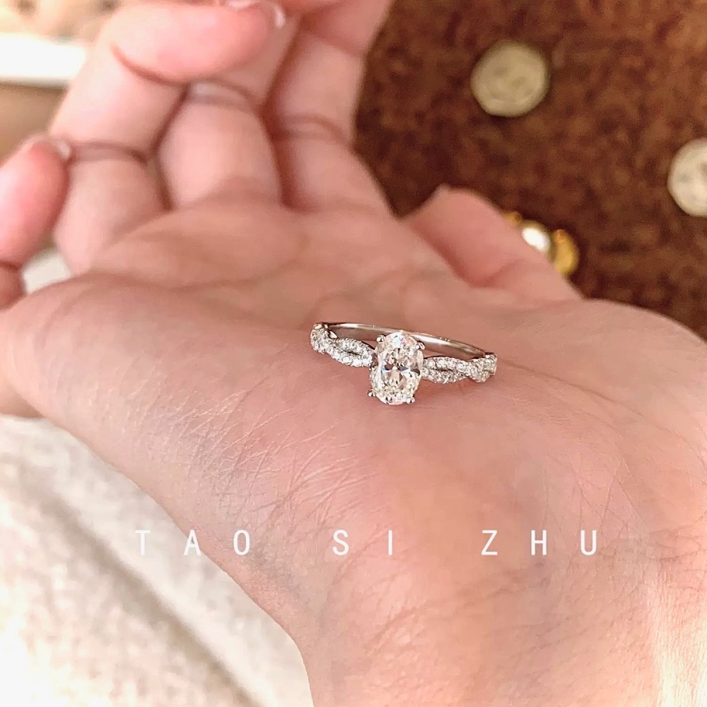 鍾愛 S925銀 碎鑽鋯石戒指-細節圖3