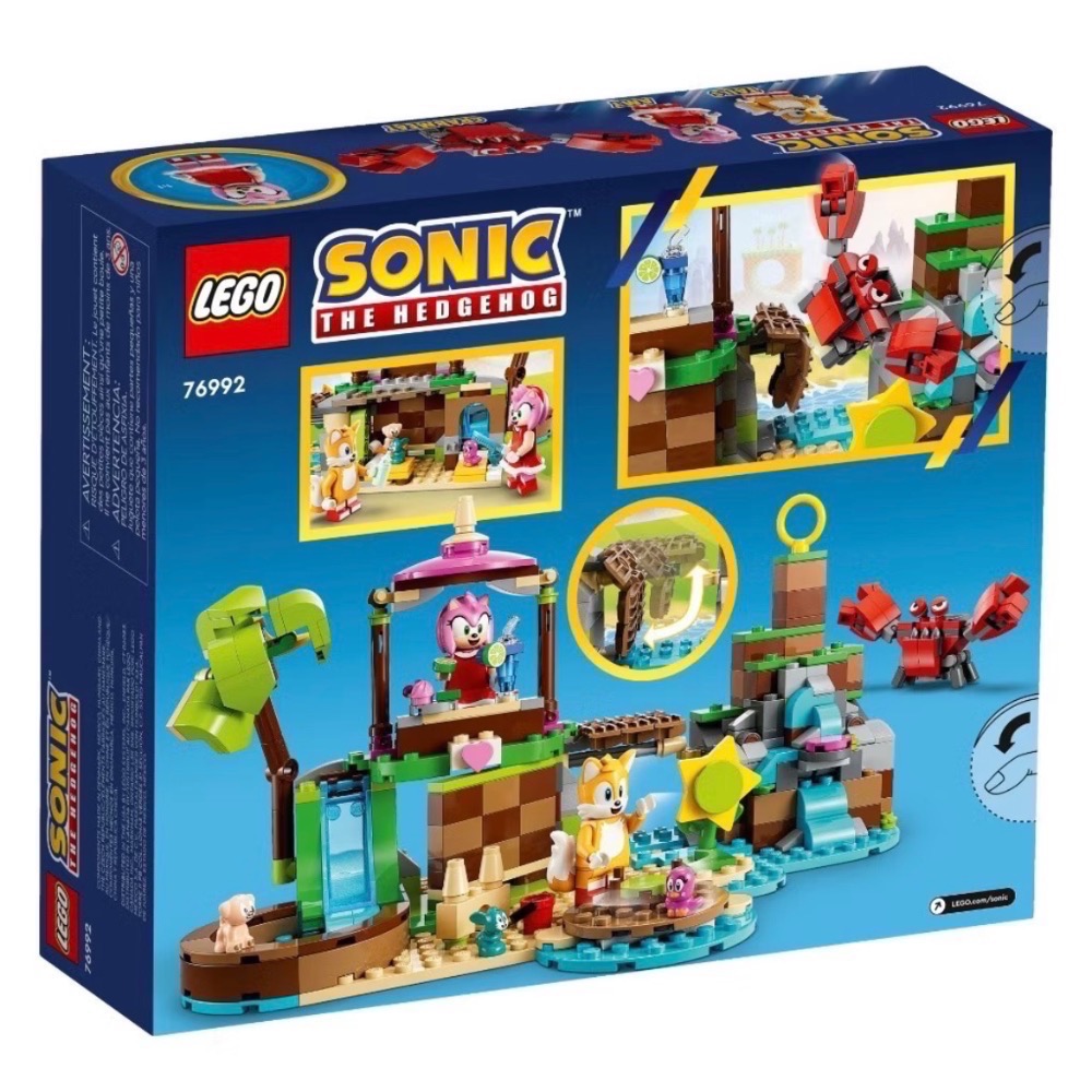 LEGO 樂高 76992 Amy 的動物救援島嶼 音速小子系列-細節圖2