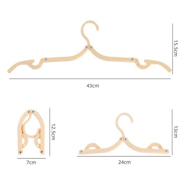 【呈之戀小鋪】旅行折疊衣架 便攜 旅遊 曬襪子 衣架 晾衣 宿舍 曬衣服-細節圖3