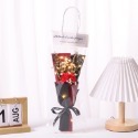 【呈之戀小鋪】手提袋花束 香皂花 康乃馨 玫瑰花 情人節 教師節 送禮 創意禮物 母親節 公司活動 假花 乾燥花-規格圖6