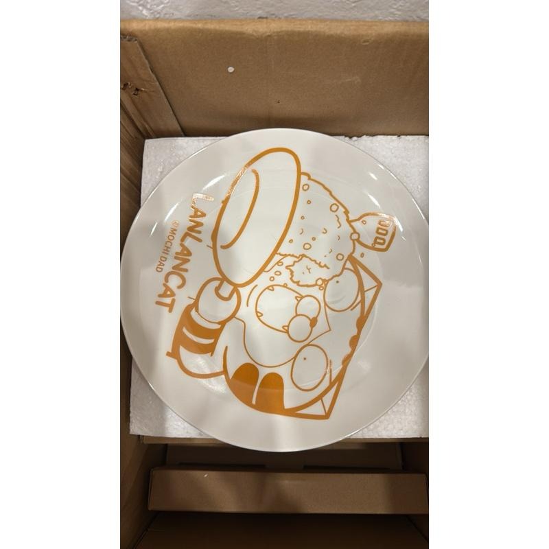 白爛貓 食物盤 碟 餐盤 直徑25 cm-細節圖3