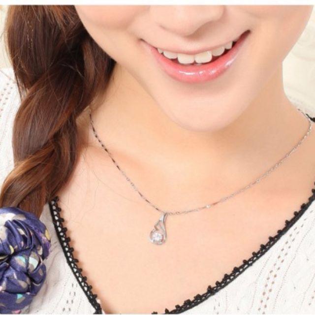 N16 925 純銀吊墜 紫鑽-細節圖2