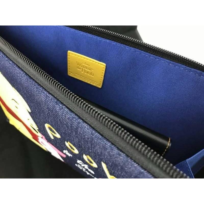 迪士尼刺繡款萬用電腦包 唐老鴨 奇奇蒂蒂 小熊維尼-細節圖4