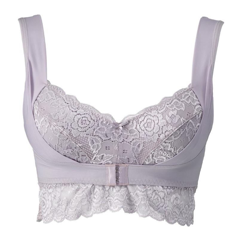 Angellir 舒柔蕾 居家美胸內衣 復古灰 (無鋼圈 機能型輕塑） - M-細節圖5