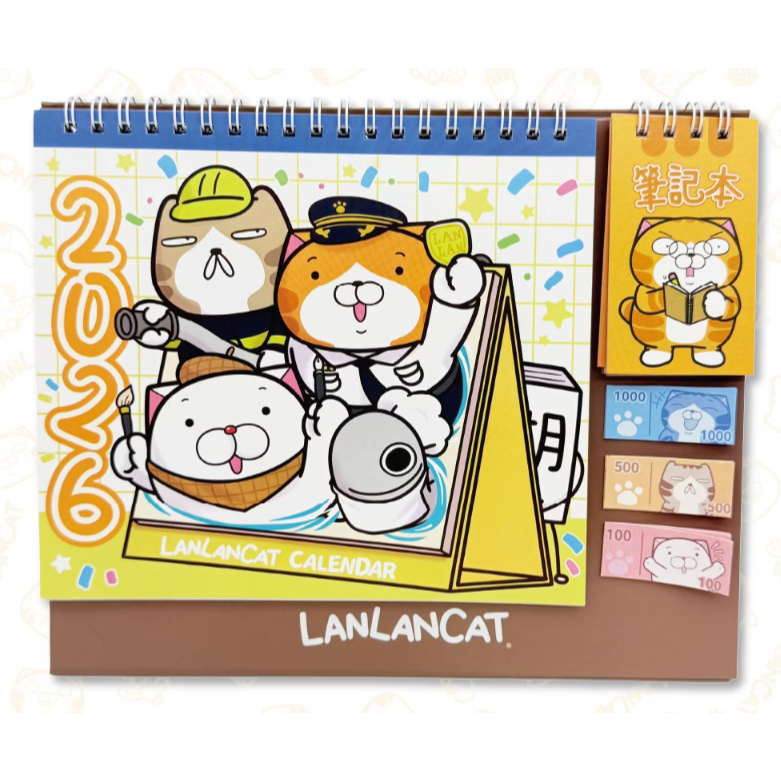 白爛貓 大月曆 桌曆-細節圖2
