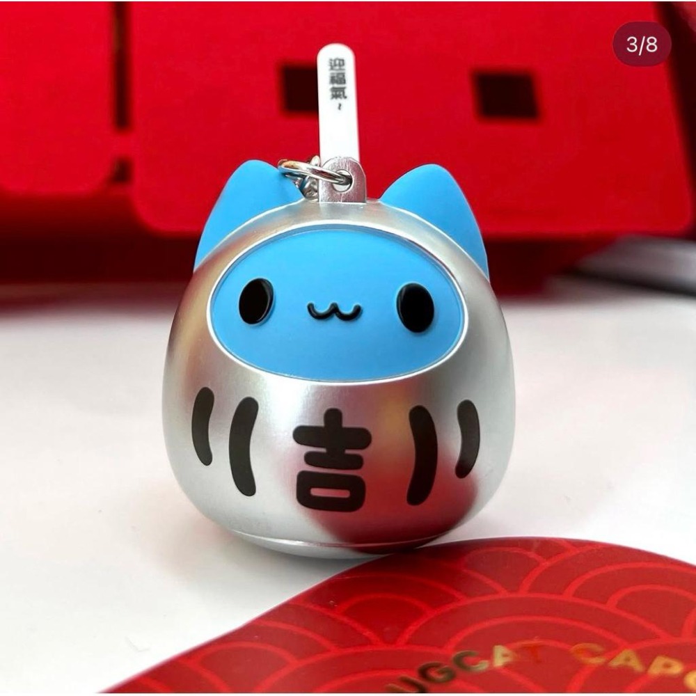 (🐾 喵一下雜貨店) 現貨 7-11 貓貓蟲 咖波 銀色 達摩 籤筒 紅包 春聯-細節圖4