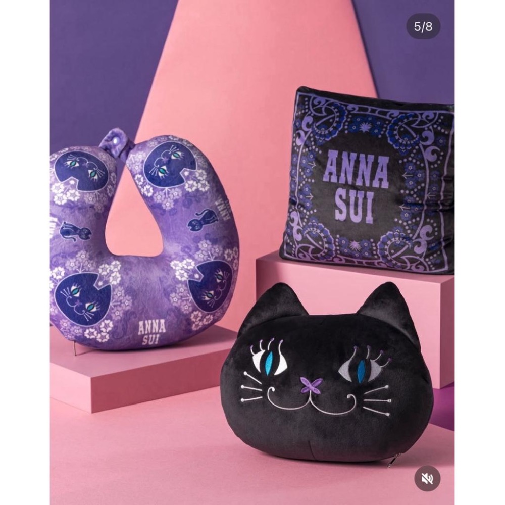 (🐾 喵一下雜貨店) 7-11 anna sui 三麗鷗 存錢筒 鑰匙圈 三用枕 滑輪購物車 鍵盤 滑鼠 床包-細節圖3
