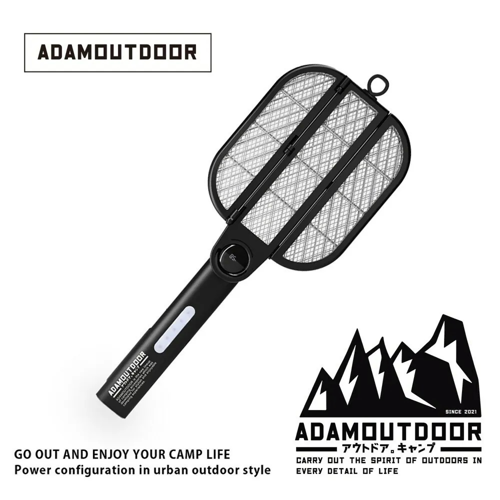 ADAMOUTDOOR 摺疊電蚊拍 二代 電蚊拍 捕蚊拍 捕蚊燈 LED 摺疊 折疊 露營-規格圖6